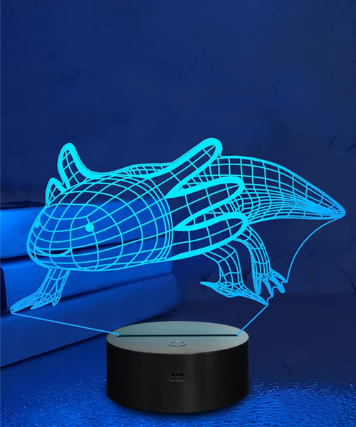 Axolotl Lampe Nachtlicht Axolotl Lampe Nachtlicht